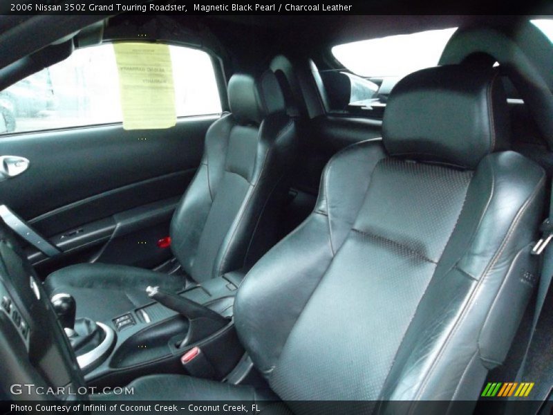 Magnetic Black Pearl / Charcoal Leather 2006 Nissan 350Z Grand Touring Roadster