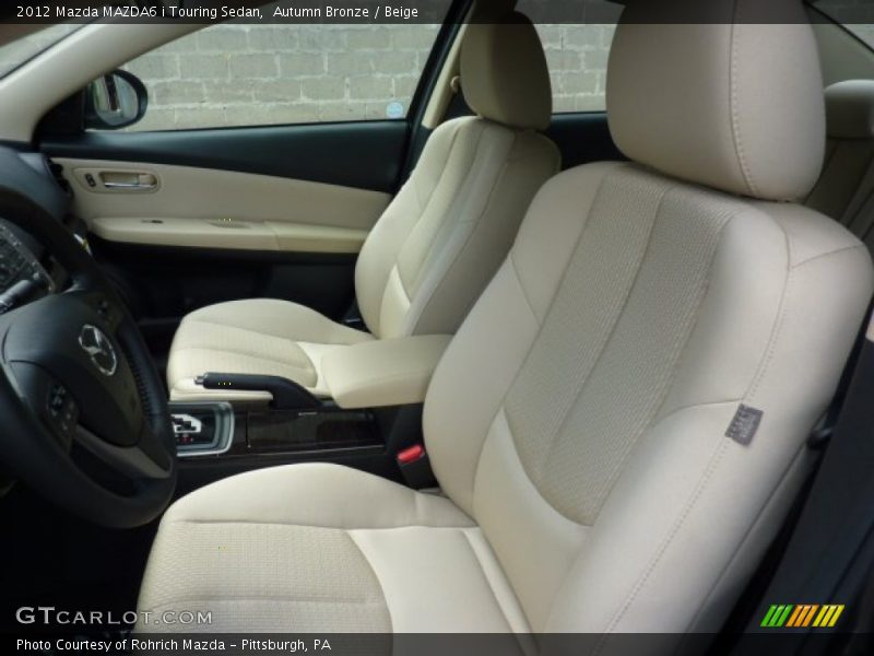Autumn Bronze / Beige 2012 Mazda MAZDA6 i Touring Sedan