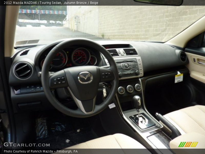 Autumn Bronze / Beige 2012 Mazda MAZDA6 i Touring Sedan