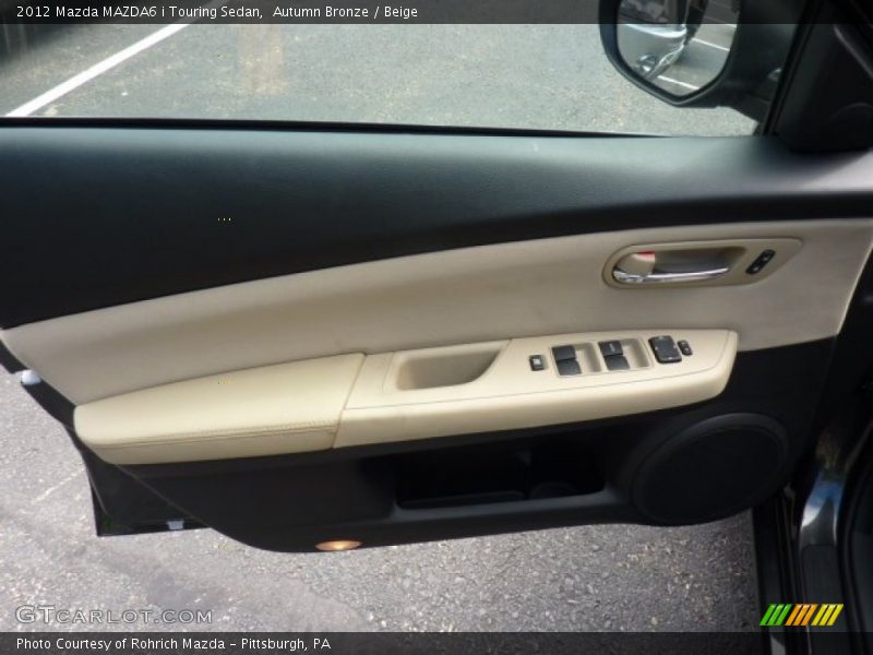 Autumn Bronze / Beige 2012 Mazda MAZDA6 i Touring Sedan