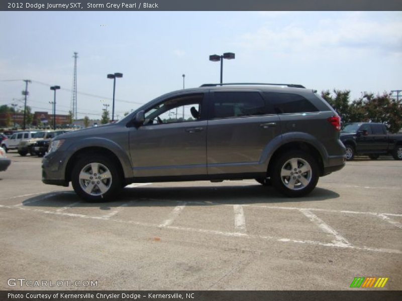 Storm Grey Pearl / Black 2012 Dodge Journey SXT