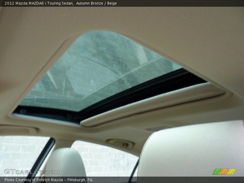 Autumn Bronze / Beige 2012 Mazda MAZDA6 i Touring Sedan