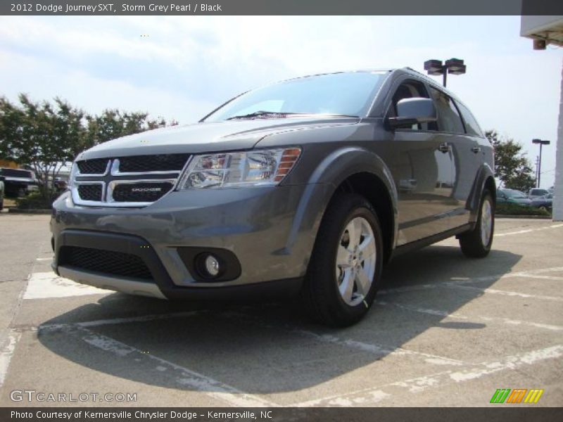 Storm Grey Pearl / Black 2012 Dodge Journey SXT