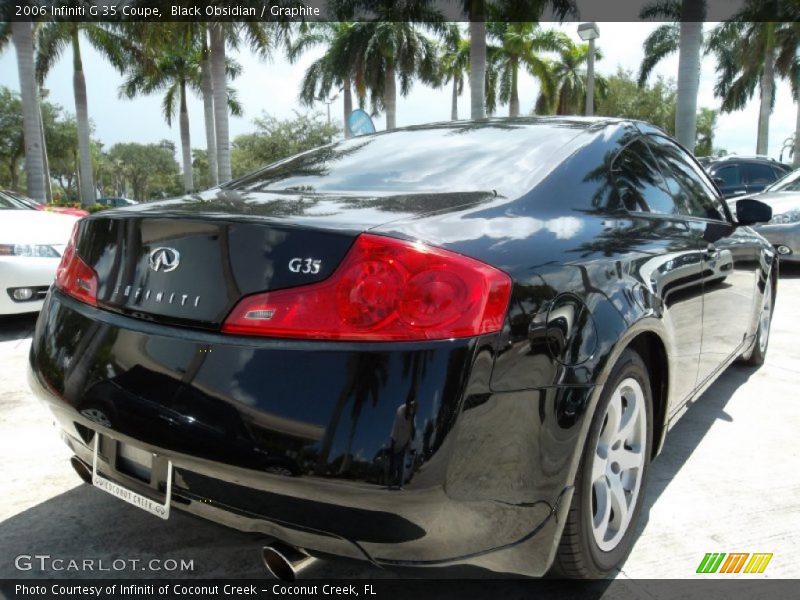 Black Obsidian / Graphite 2006 Infiniti G 35 Coupe