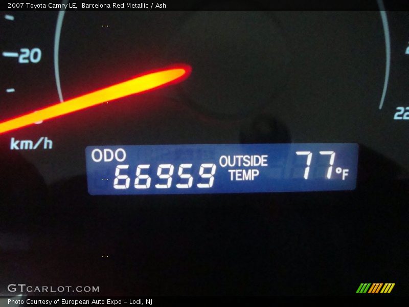 Barcelona Red Metallic / Ash 2007 Toyota Camry LE