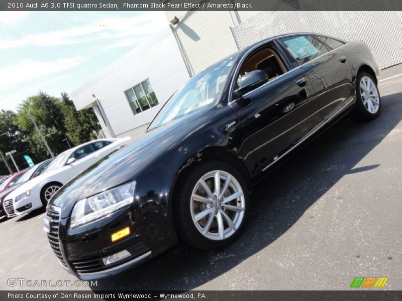 Phantom Black Pearl Effect / Amaretto/Black 2010 Audi A6 3.0 TFSI quattro Sedan