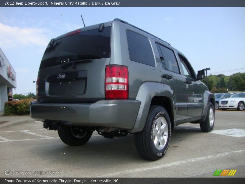 Mineral Gray Metallic / Dark Slate Gray 2012 Jeep Liberty Sport