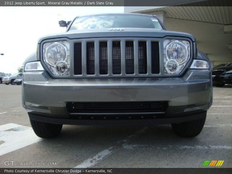 Mineral Gray Metallic / Dark Slate Gray 2012 Jeep Liberty Sport