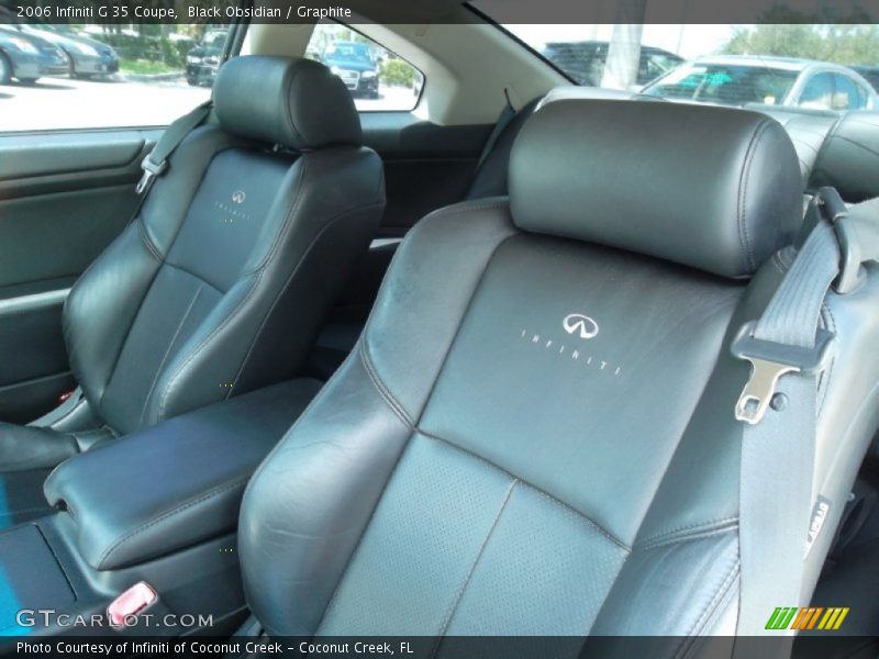 Black Obsidian / Graphite 2006 Infiniti G 35 Coupe