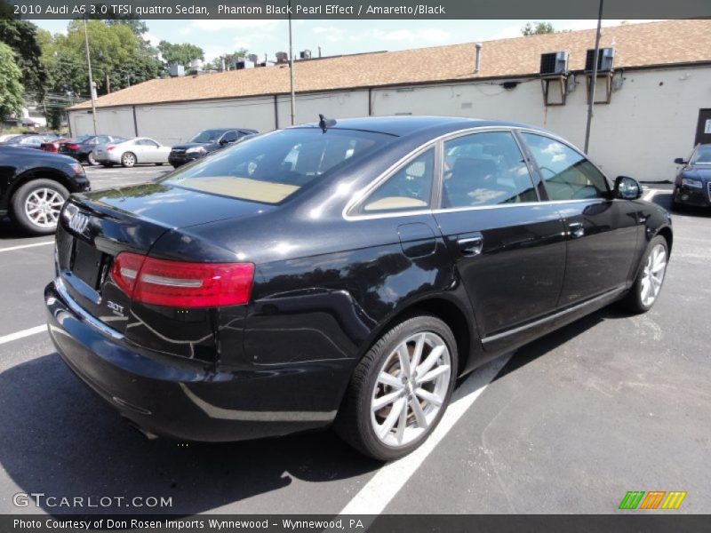 Phantom Black Pearl Effect / Amaretto/Black 2010 Audi A6 3.0 TFSI quattro Sedan