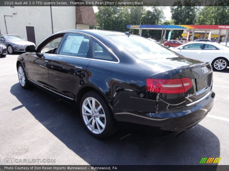 Phantom Black Pearl Effect / Amaretto/Black 2010 Audi A6 3.0 TFSI quattro Sedan