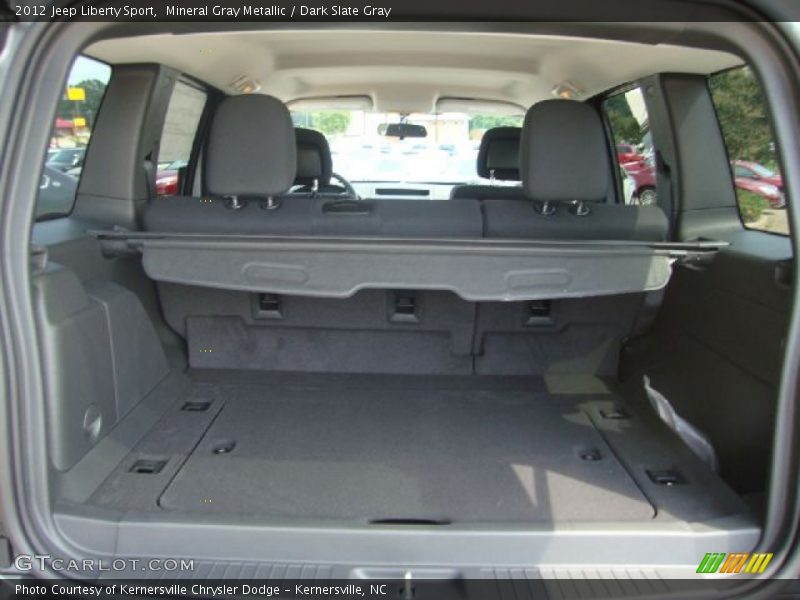 Mineral Gray Metallic / Dark Slate Gray 2012 Jeep Liberty Sport