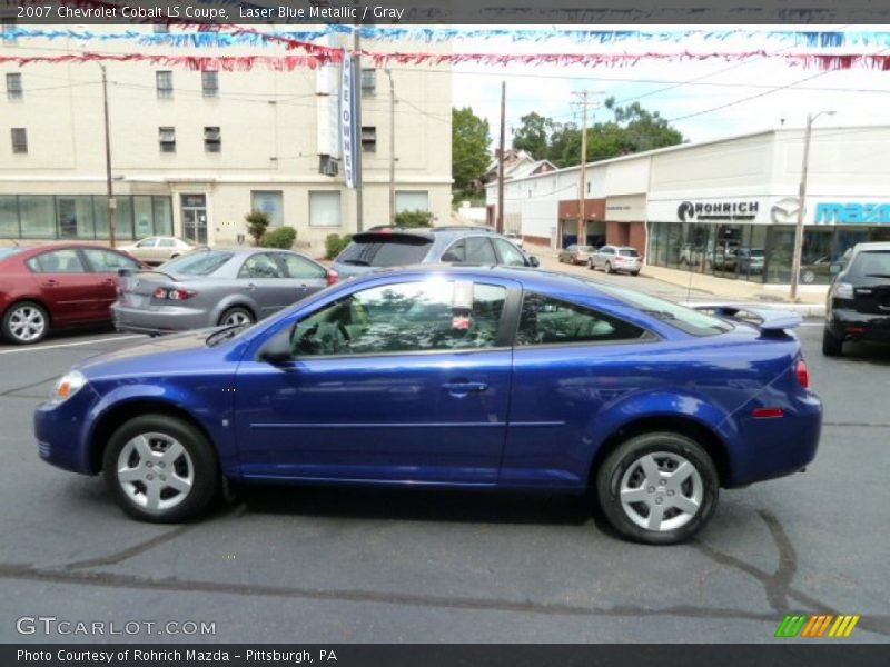 Laser Blue Metallic / Gray 2007 Chevrolet Cobalt LS Coupe