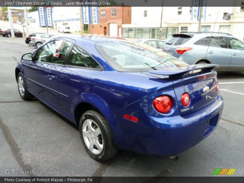 Laser Blue Metallic / Gray 2007 Chevrolet Cobalt LS Coupe