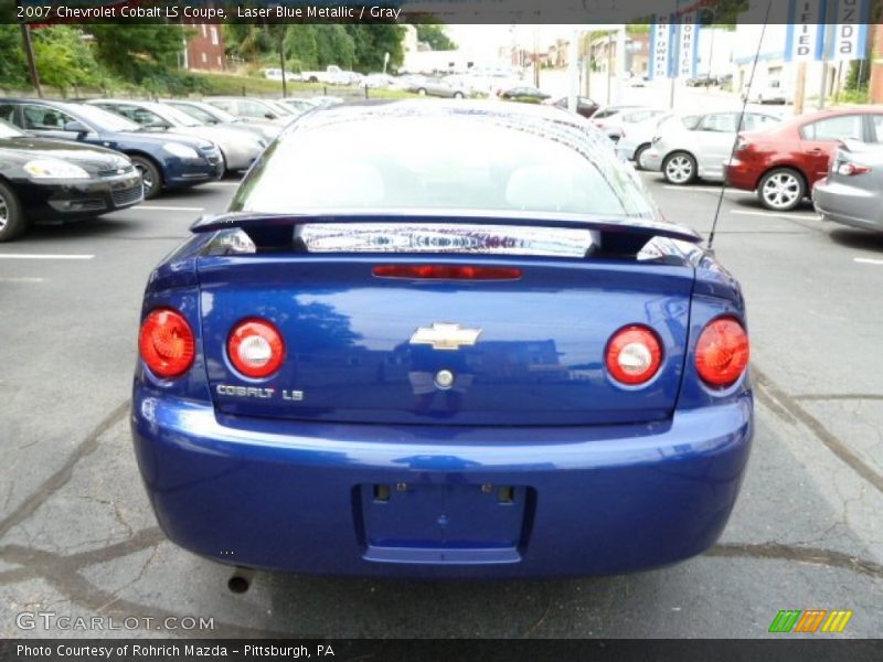 Laser Blue Metallic / Gray 2007 Chevrolet Cobalt LS Coupe