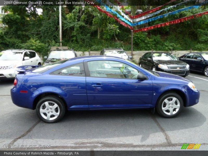 Laser Blue Metallic / Gray 2007 Chevrolet Cobalt LS Coupe