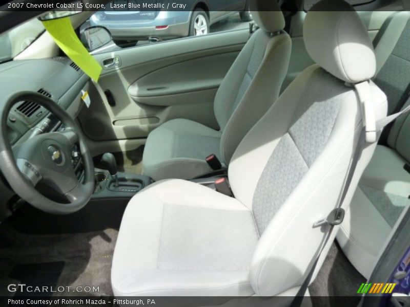 Laser Blue Metallic / Gray 2007 Chevrolet Cobalt LS Coupe