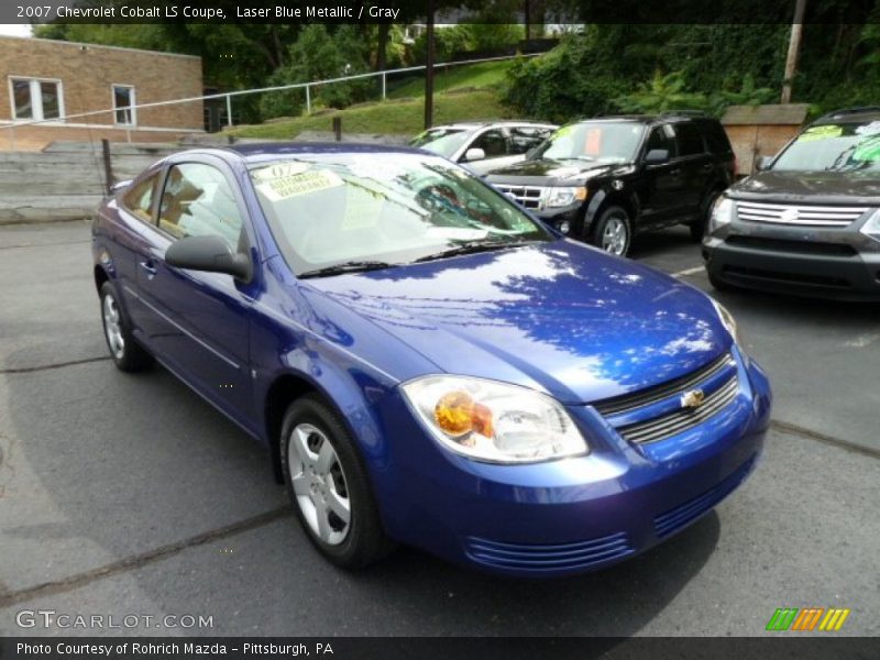 Laser Blue Metallic / Gray 2007 Chevrolet Cobalt LS Coupe