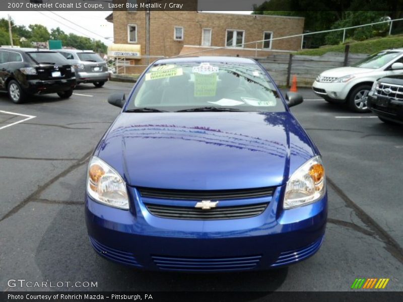 Laser Blue Metallic / Gray 2007 Chevrolet Cobalt LS Coupe