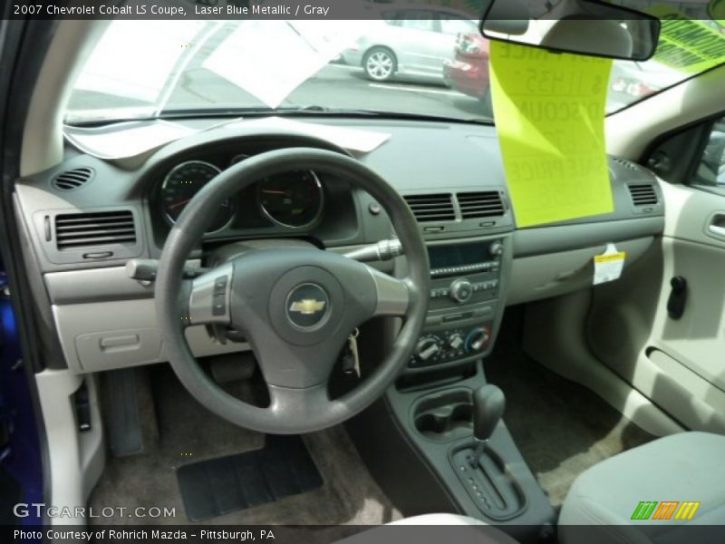 Laser Blue Metallic / Gray 2007 Chevrolet Cobalt LS Coupe