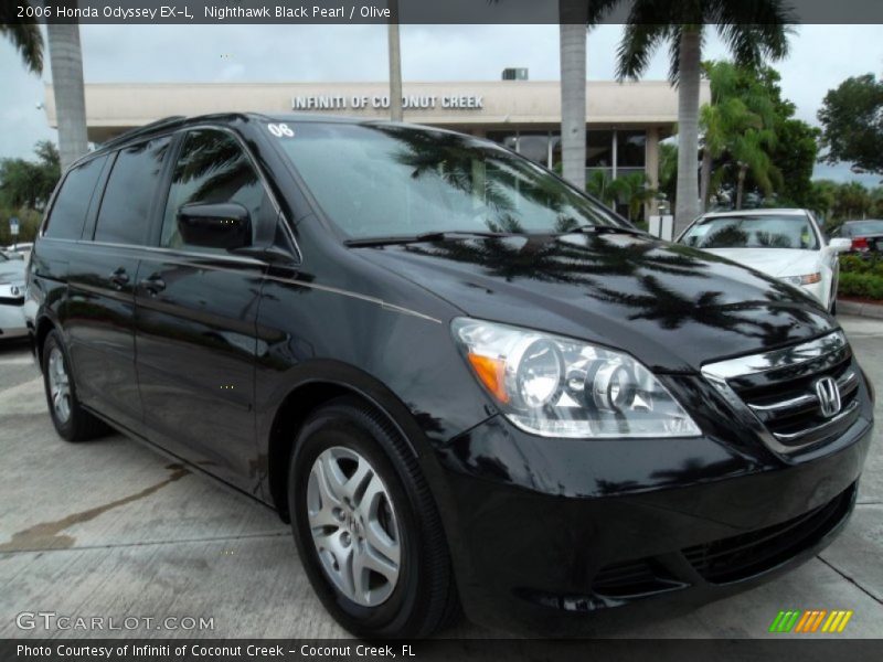 Nighthawk Black Pearl / Olive 2006 Honda Odyssey EX-L