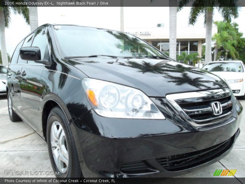 Nighthawk Black Pearl / Olive 2006 Honda Odyssey EX-L