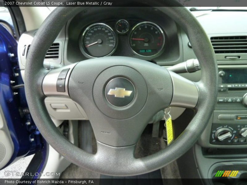 Laser Blue Metallic / Gray 2007 Chevrolet Cobalt LS Coupe