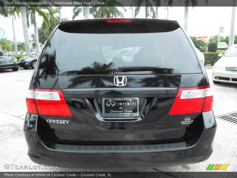 Nighthawk Black Pearl / Olive 2006 Honda Odyssey EX-L