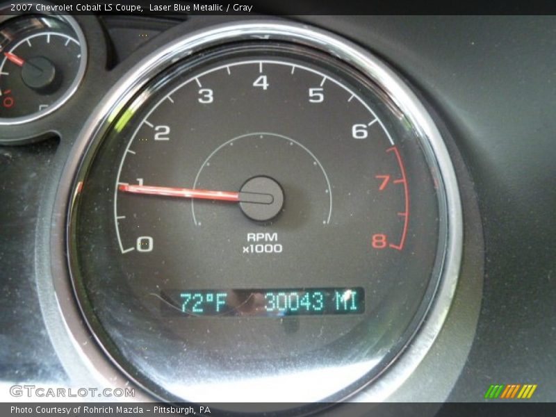 Laser Blue Metallic / Gray 2007 Chevrolet Cobalt LS Coupe