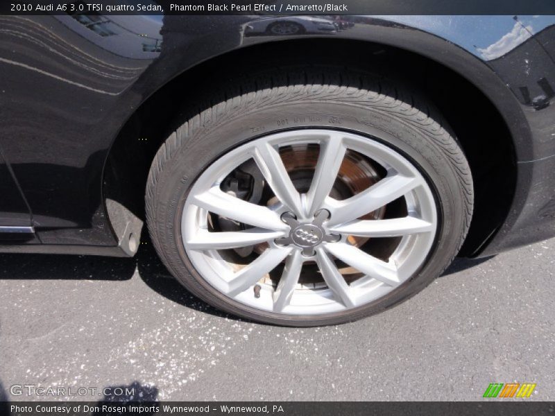 Phantom Black Pearl Effect / Amaretto/Black 2010 Audi A6 3.0 TFSI quattro Sedan