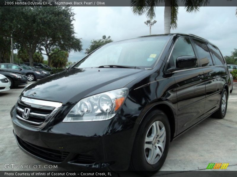 Nighthawk Black Pearl / Olive 2006 Honda Odyssey EX-L