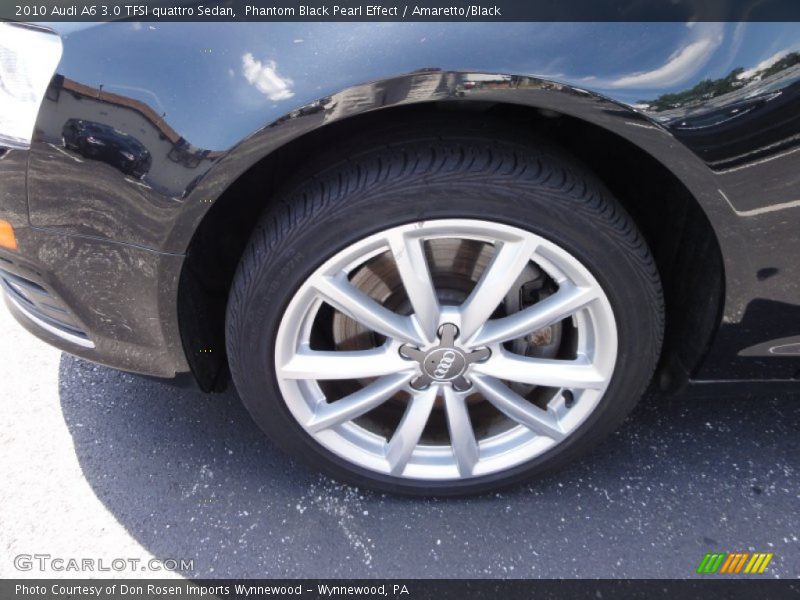 Phantom Black Pearl Effect / Amaretto/Black 2010 Audi A6 3.0 TFSI quattro Sedan