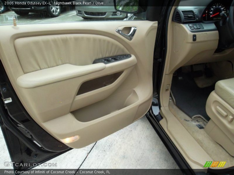 Nighthawk Black Pearl / Olive 2006 Honda Odyssey EX-L