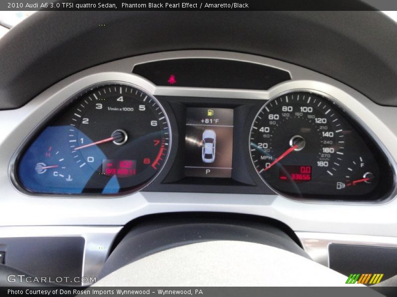  2010 A6 3.0 TFSI quattro Sedan 3.0 TFSI quattro Sedan Gauges