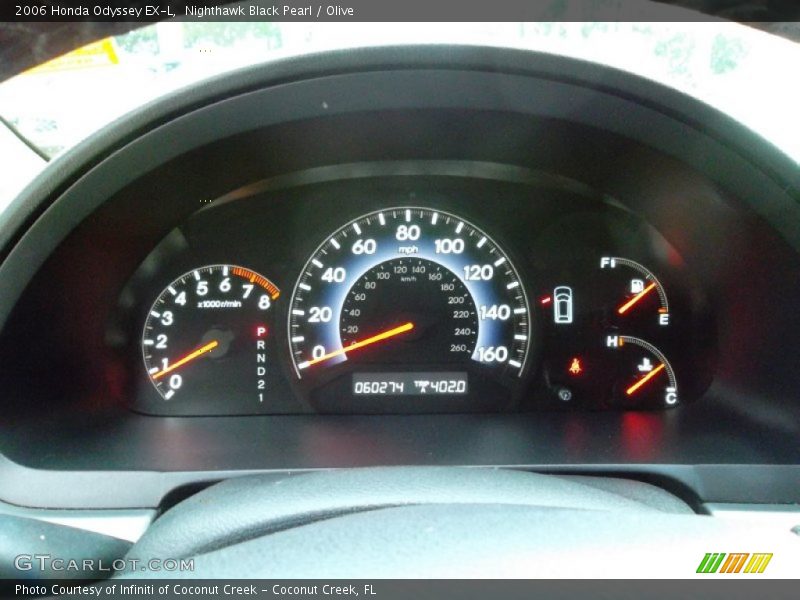 Nighthawk Black Pearl / Olive 2006 Honda Odyssey EX-L