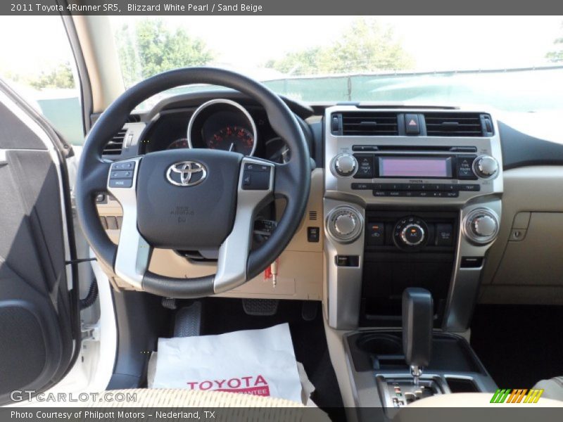 Blizzard White Pearl / Sand Beige 2011 Toyota 4Runner SR5