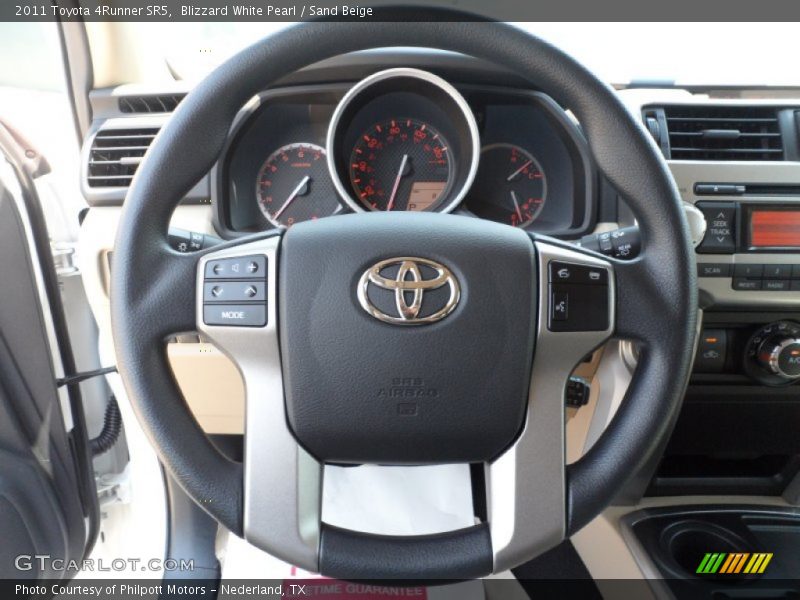Blizzard White Pearl / Sand Beige 2011 Toyota 4Runner SR5