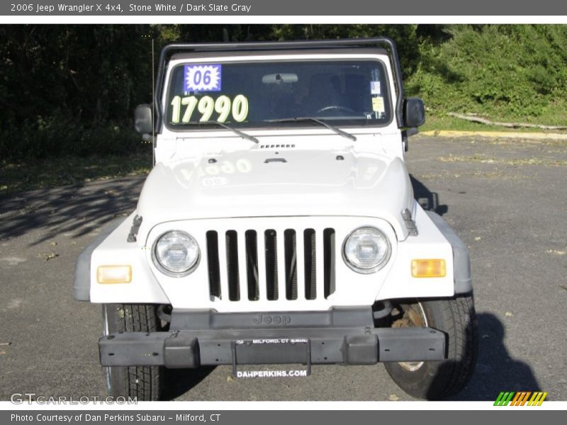 Stone White / Dark Slate Gray 2006 Jeep Wrangler X 4x4