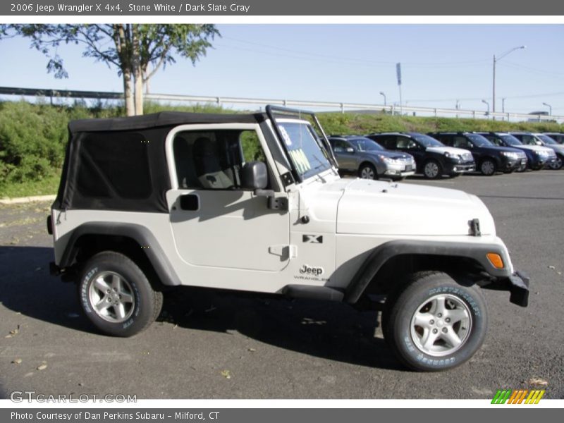 Stone White / Dark Slate Gray 2006 Jeep Wrangler X 4x4