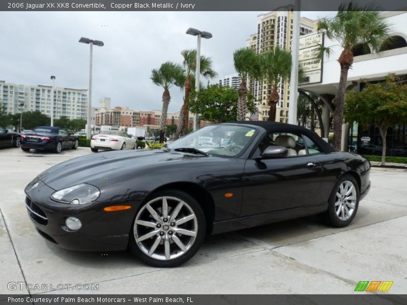Copper Black Metallic / Ivory 2006 Jaguar XK XK8 Convertible