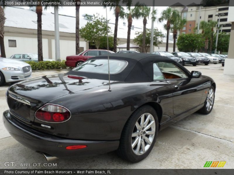 Copper Black Metallic / Ivory 2006 Jaguar XK XK8 Convertible