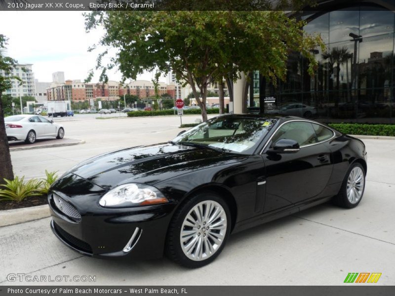 Ebony Black / Caramel 2010 Jaguar XK XK Coupe