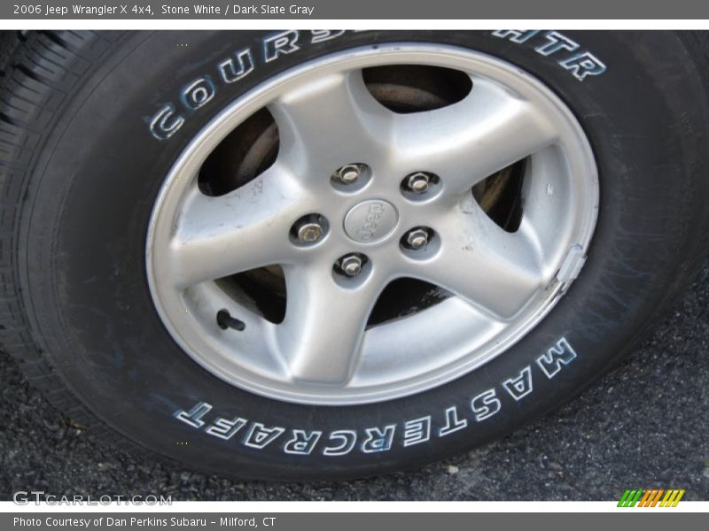 Stone White / Dark Slate Gray 2006 Jeep Wrangler X 4x4
