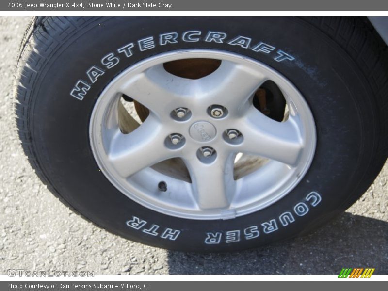 Stone White / Dark Slate Gray 2006 Jeep Wrangler X 4x4