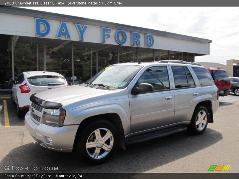 Silverstone Metallic / Light Gray 2008 Chevrolet TrailBlazer LT 4x4
