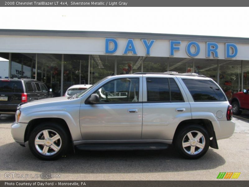 Silverstone Metallic / Light Gray 2008 Chevrolet TrailBlazer LT 4x4