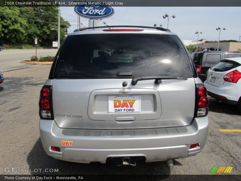 Silverstone Metallic / Light Gray 2008 Chevrolet TrailBlazer LT 4x4