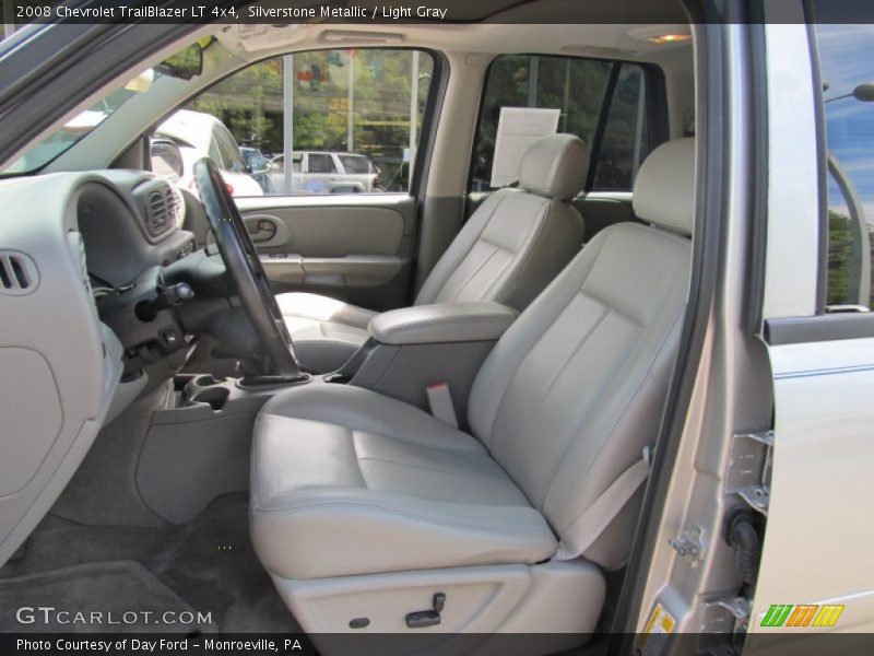 Silverstone Metallic / Light Gray 2008 Chevrolet TrailBlazer LT 4x4