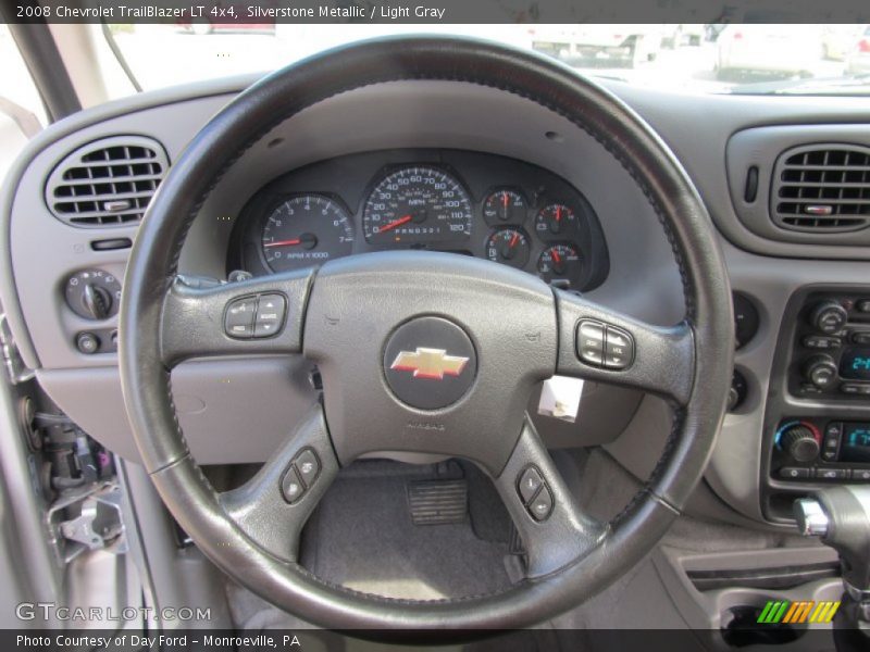 Silverstone Metallic / Light Gray 2008 Chevrolet TrailBlazer LT 4x4