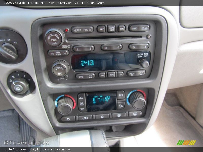 Silverstone Metallic / Light Gray 2008 Chevrolet TrailBlazer LT 4x4